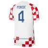 Camiseta de fútbol Croacia Perišić 4 Primera Equipación Mundial 2022 - Hombre